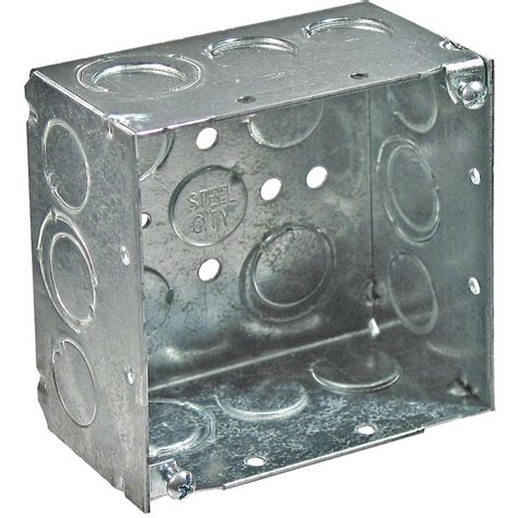 square metal boxes are available in sizes of 4 and|4 square deep electrical box.